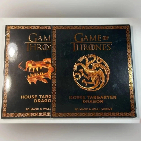 Game of Thrones - House Targaryen 3D Mask & Wall Mount  Book - DIY 🐉🎭 - Picture 2 of 16